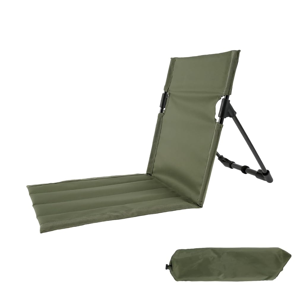 Ultra-Light Folding Camping Chair with Backrest,Outdoors Relaxing Floor Seat for SwimmingPool Beach Lawn Picnic Road Trips