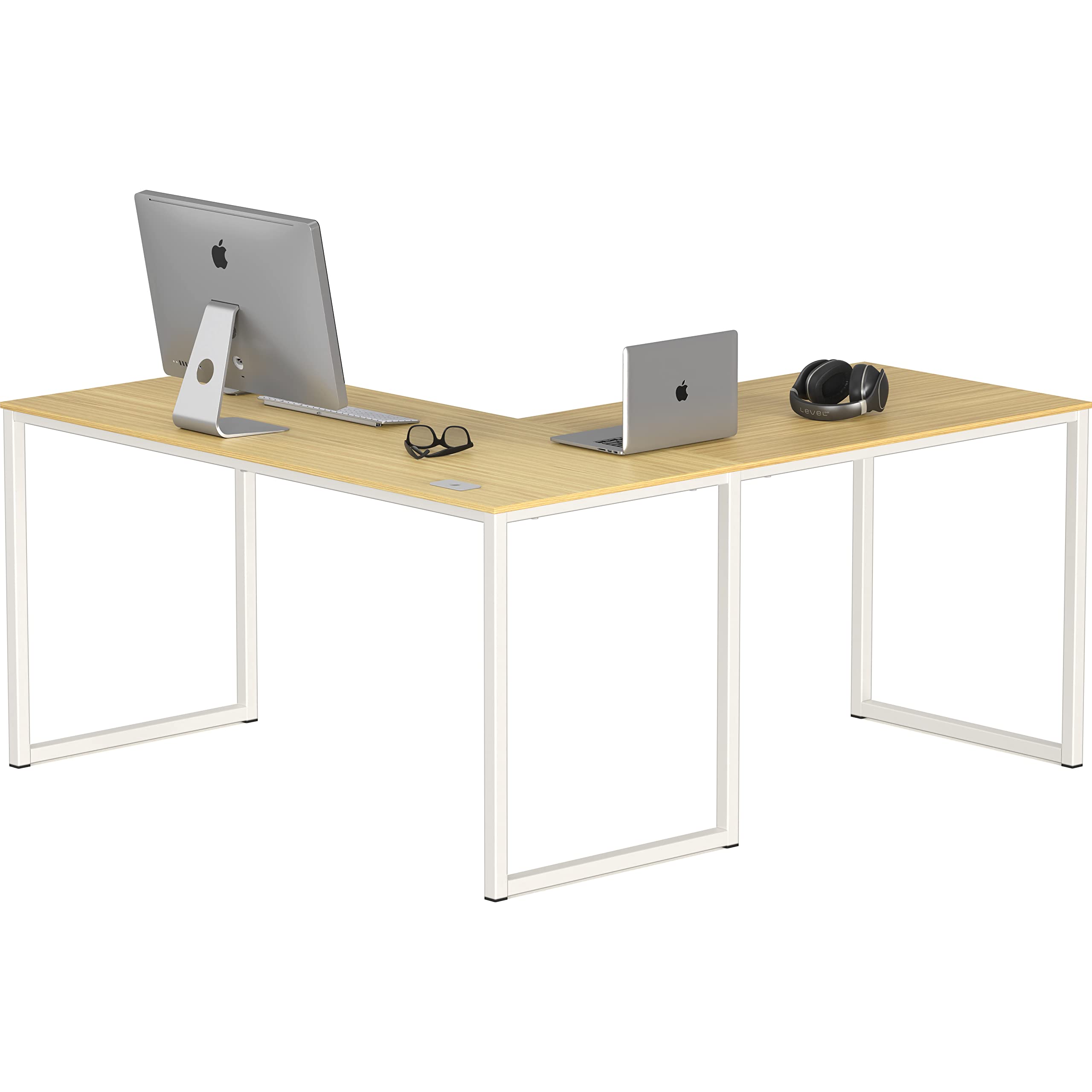 SHW Mission 48-Inch Home Office Computer Desk, Black