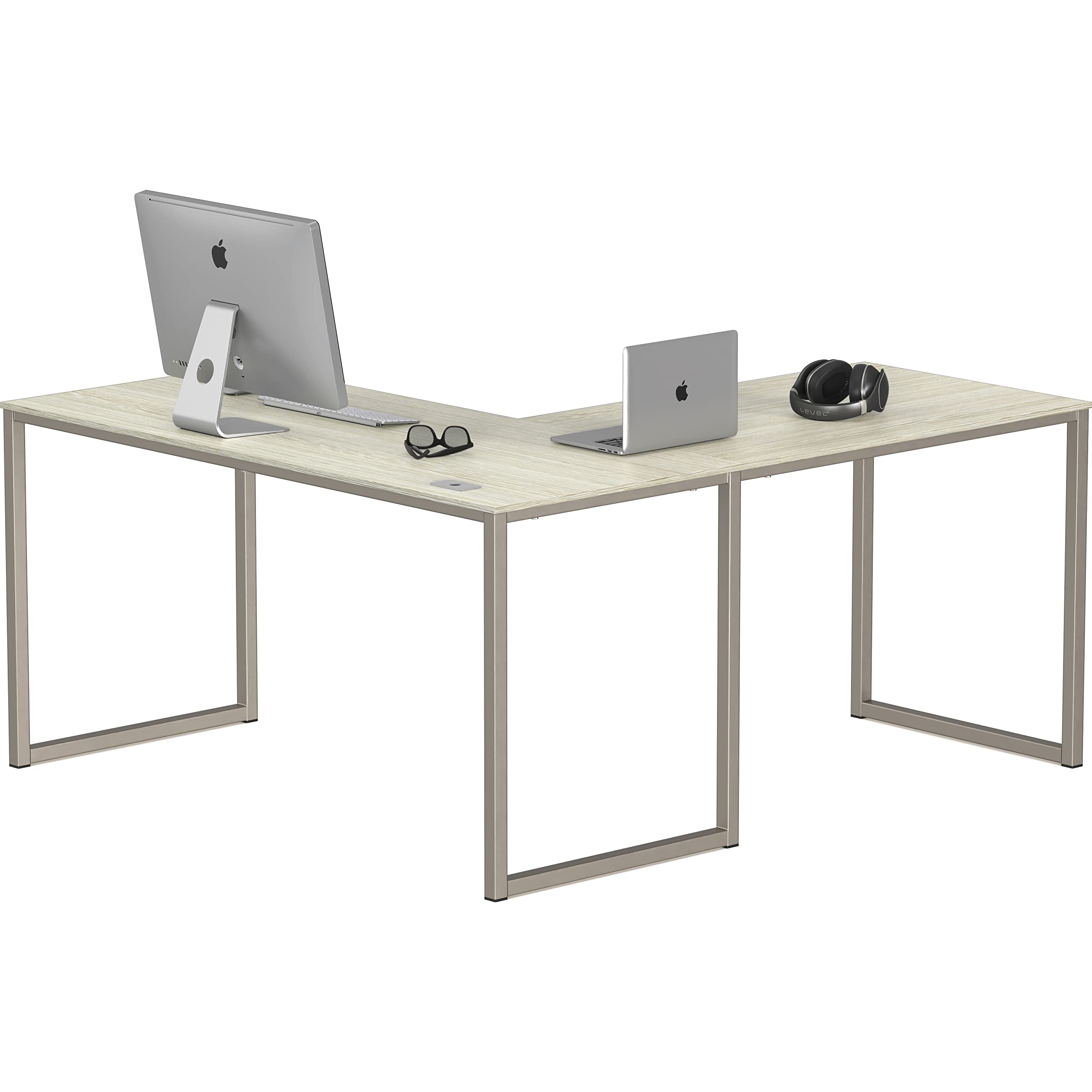 SHW Mission 48-Inch Home Office Computer Desk, Black
