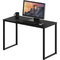 SHW Mission 48-Inch Home Office Computer Desk, Black